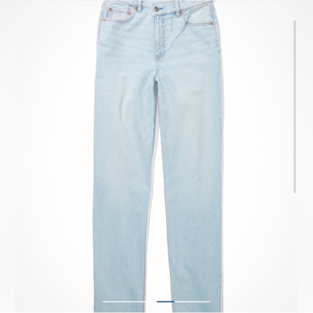 AE Strigid Highest Waist Crossover Baggy Straight Jeans